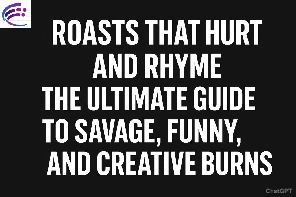 Roasts That Hurt and Rhyme: The Art of Savage Wordplay