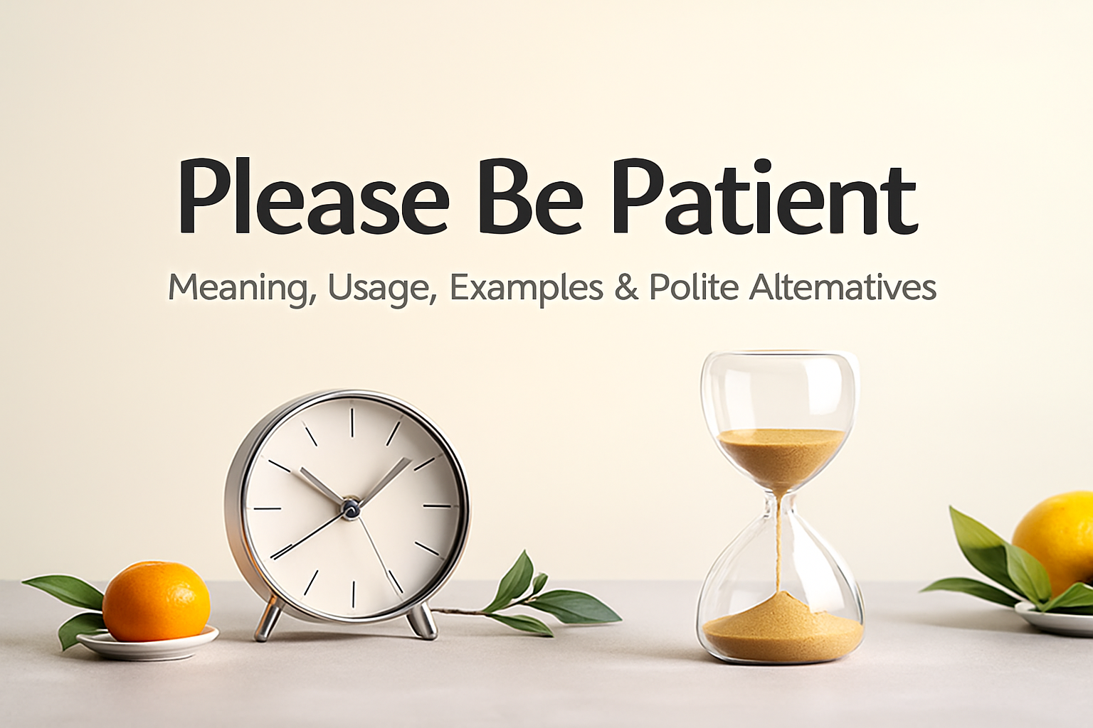 Please Be Patient – Meaning, Usage, Examples & Polite Alternatives